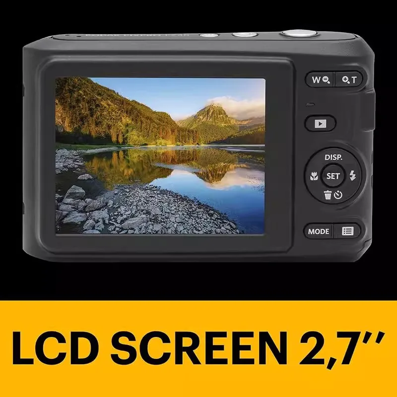 كاميرا Kodak Pixpro FZ45 الرائعة بتكبير رقمي بدقة 16 ميجابكسل، زووم بصري: 4 × فيديو عالي الدقة باللون الأبيض، فيديو HDR، بطارية مدمجة