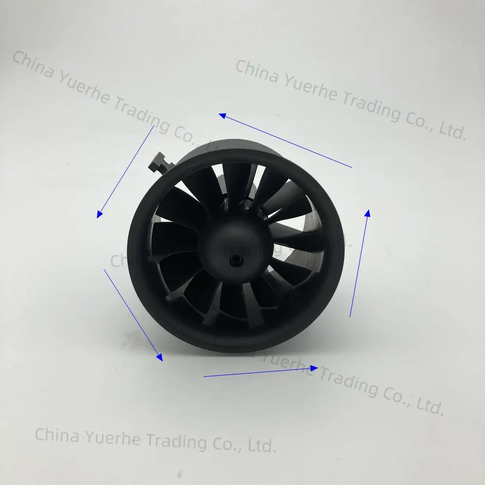 

Новый 12-лопастной 70 мм пластиковый EDF с двигателем Inrunner 2952-2100KV CW CCW 6S для радиоуправляемого самолета E7219