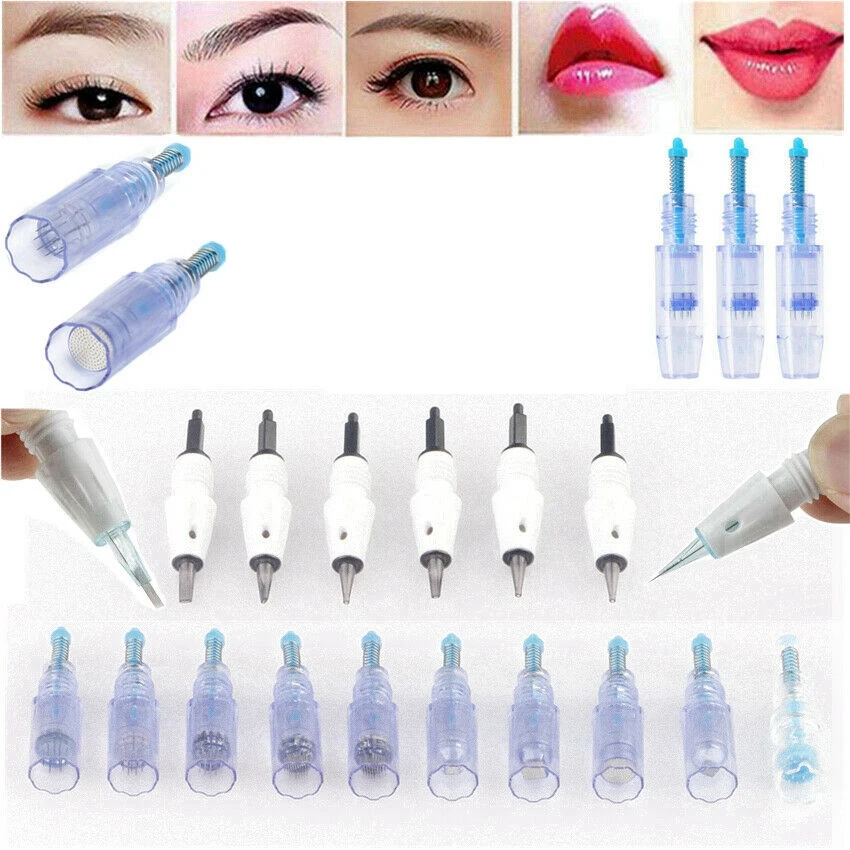 Microblading  Tattoo Cartridge M1 L1 R3 R5 F5 F7 Tips Used for Artmex V8 V6 V3 PMU Semi Permanent Makeup Machine