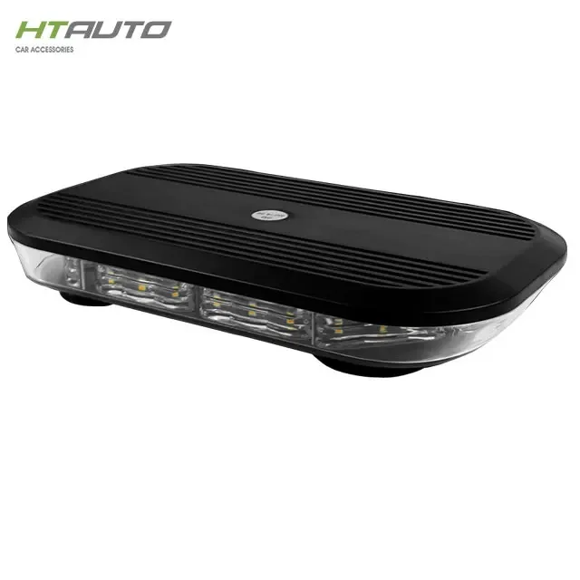 

HTAUTO New 12V 24V 180W 60LED 12Inch Hazard Warning Led Bar Emergency Strobe Mini Lightbar