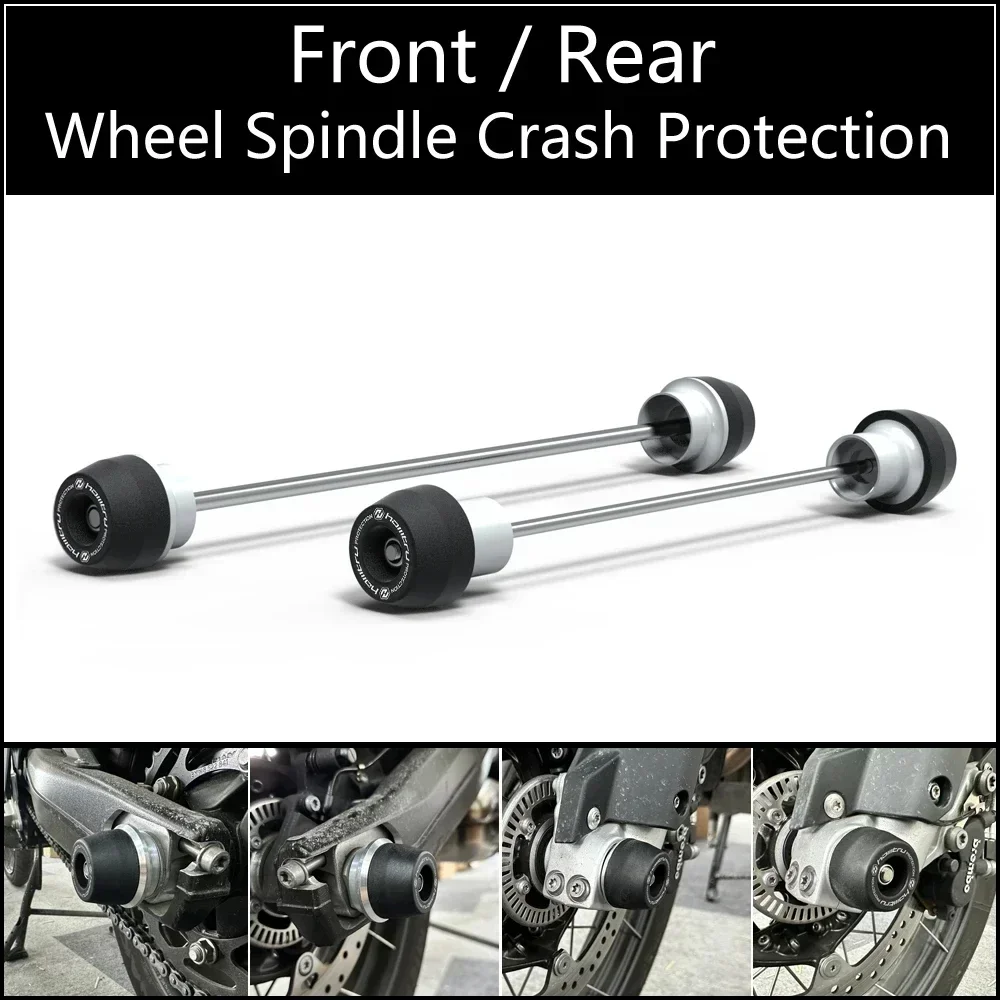 Front Rear wheel Spindle Crash Protection For Honda CRF1100L Africa Twin / Plus / Adventure Sport / Adventure Sport Plus 20-23