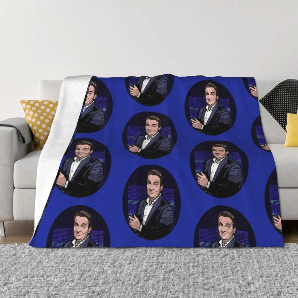 

Bradley Walsh Chase art Throw Blanket Soft Big Quilt Decorative Throw Hair Blankets