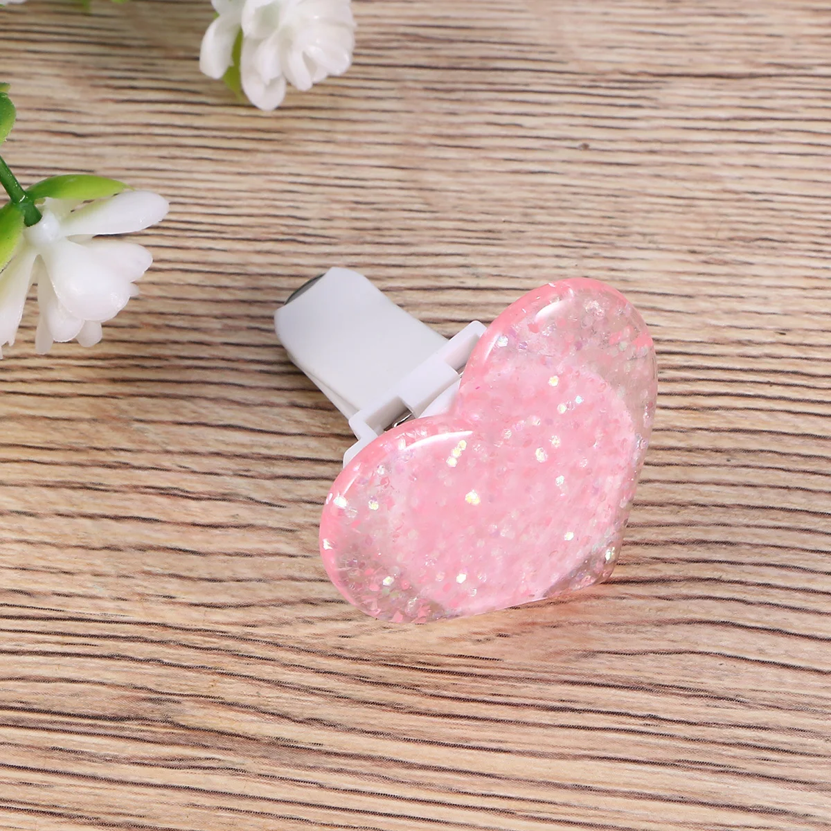 

Car Air Outlet Perfume Clip Diffuser with Love Design Resin Aromatherapy Freshener for Air Conditioning Dark Pink Decor