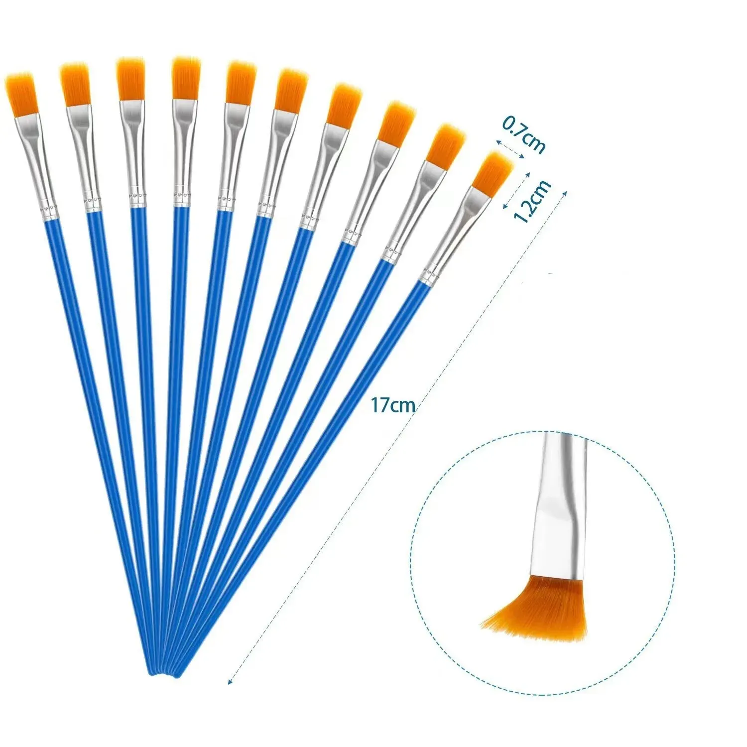 Hook Line Nylon Brush Pen Fine/Thin Small Brush Watercolor/Gouache/Acrylic/Digital Oil Painting Drawing Art Paint Brush Pen Tool