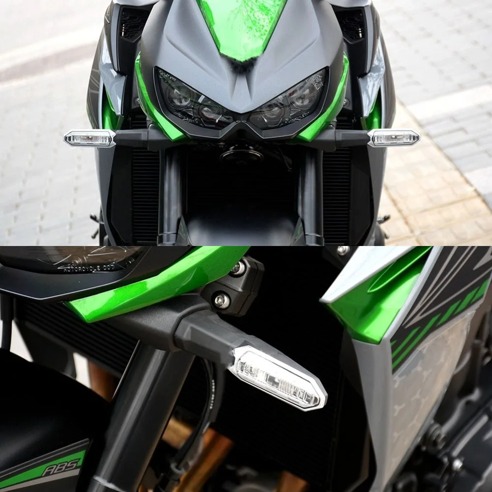 Accessori moto indicatore lampeggiante lampada LED indicatore di direzione per KAWASAKI Z900 Z1000 Z800 Z750 Z650 Z300 Z400 Z125 Z900RS