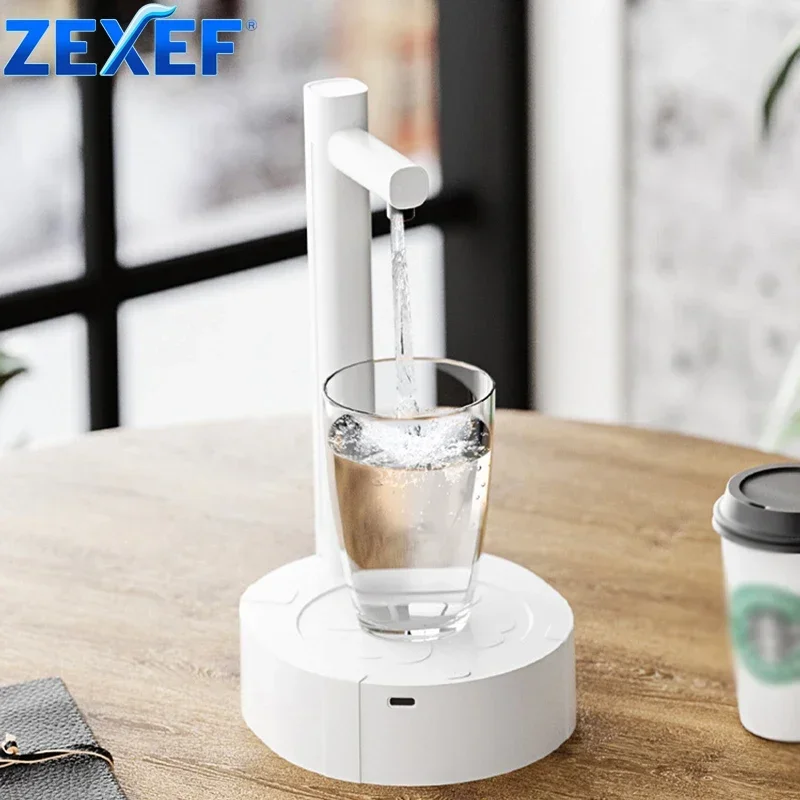 

ZEXEF портативный настольный электрический кран для горячей воды с питьевым краном, дозатор для бутылок, насос, USB-бочка, автоматическая машина для домашней воды