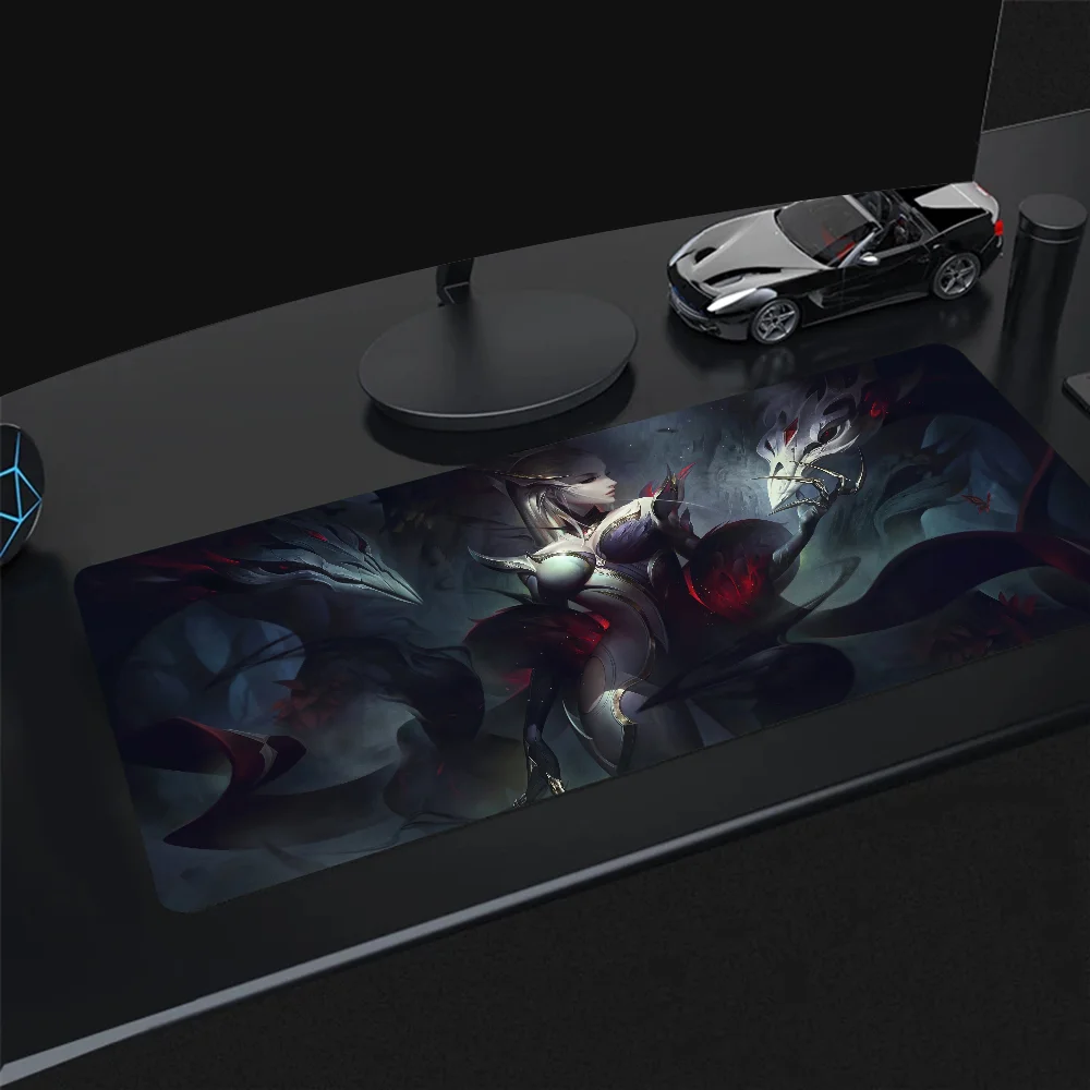 Evelynn League of Legends Mousepad Mouse Mat Desk Mat With Pad gaming accessories Prime Gaming XXL Keyboard Pad