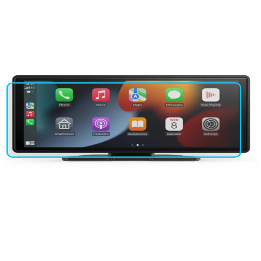 2PCS PET protector film For 245mm*95mm Universal 10.26inch Video Recorder GPS Navigation Dashboard Protective film LCD Screen