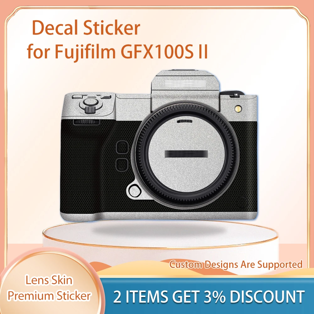 

GFX100SII Skin Wrap покрытая защитная пленка GFX50R для Fujifilm Fuji GFX100SII наклейка на кожу камеры GFX100SII наклейка на кожу