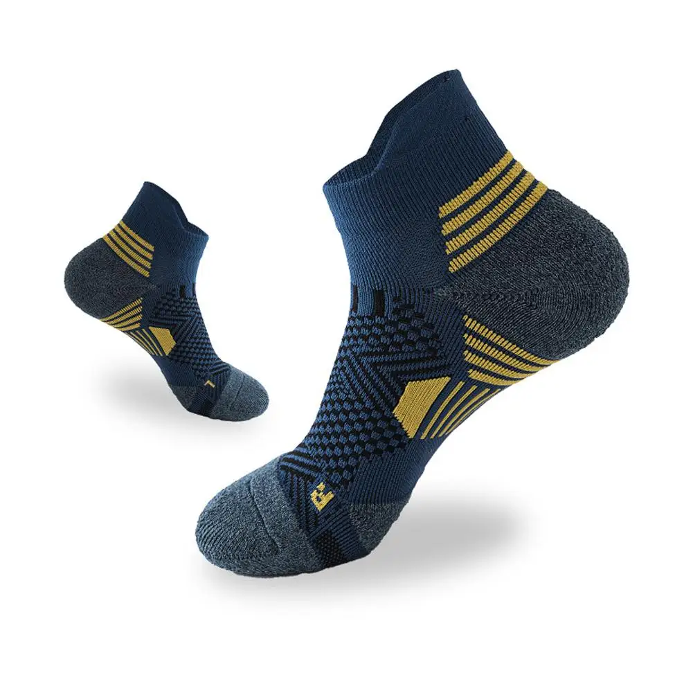 Chaussettes de compression respirantes et confortables pour le sport, lot de 1 paire, anti-ald, pour la course, le basket-ball, la randonnée, B9Z9