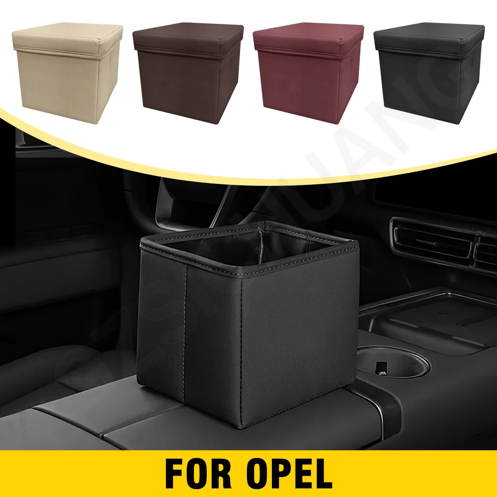 

Car Garbage Bin Foldable Waterproof Trash Can For Opel Astra ASTRA MK5 H 04-10 Moka Badge Safira Antara Interior Accessories