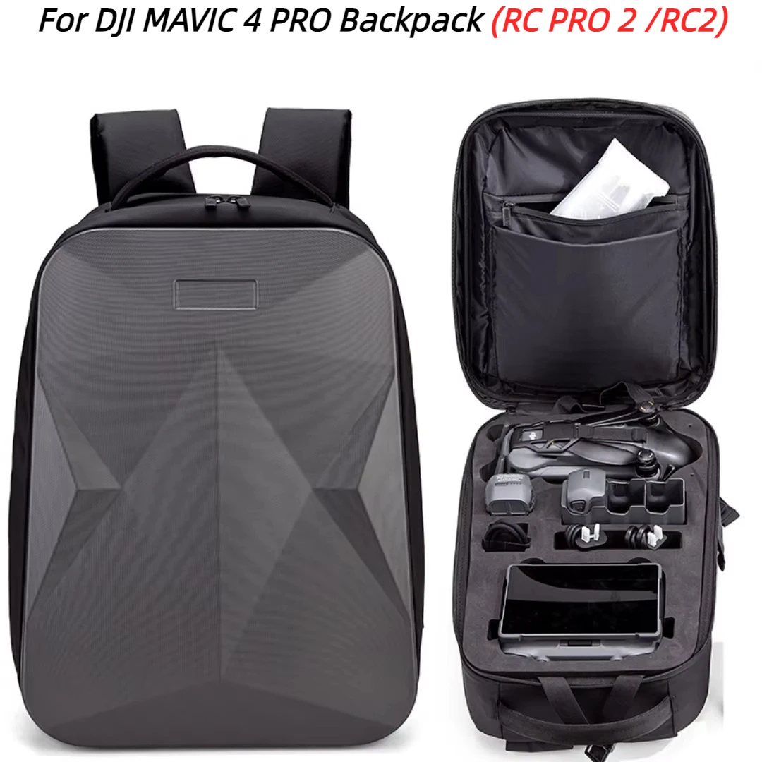 High Quality Splashproof Backpack For DJI MAVIC 4 PRO RC PRO 2 /RC2 Remote Control Storage Bag Organizer Case Accessory