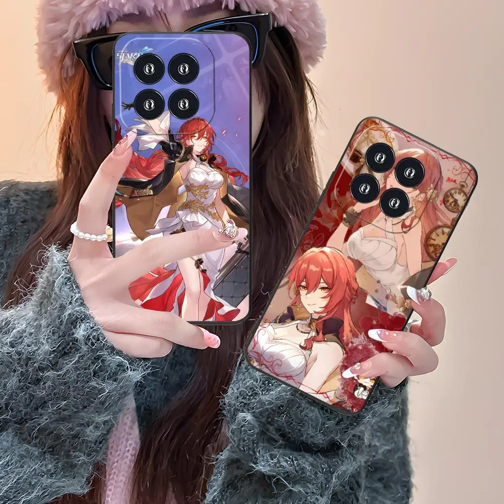 

Чехол для телефона Honkai Impact Himeko для Xiaomi 15 14 13 12 Mi 11 T Ultra Lite Pro S X 5G с цветным принтом, защитный красивый роскошный чехол