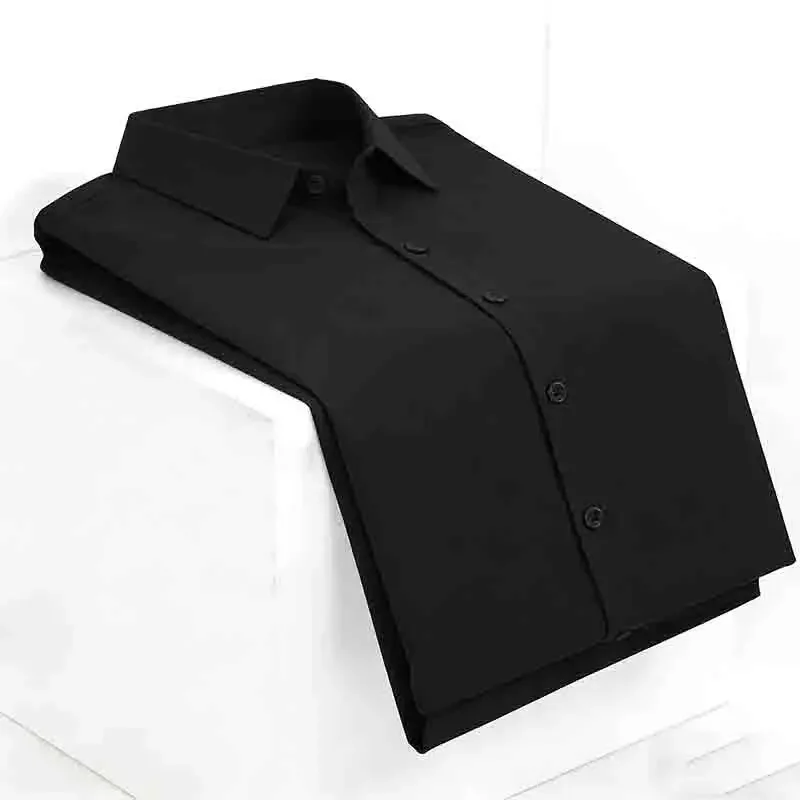 2026 Men's Short Sleeve Dress Shirt Slim Fit Formal Business Button Down Shirt for Office