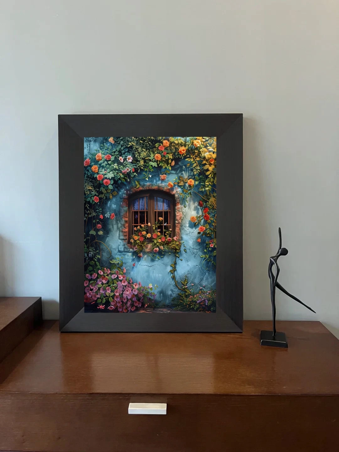 DIY AB diamond painting windowsill window flowers embroidery landscape painting handmade art home decoration gift mosaic