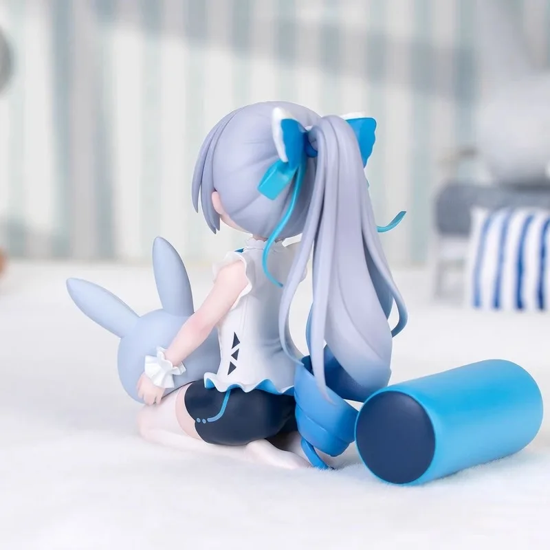 Lovely Loli Nisiya Sitting Figure PVC Collectible Model Car Ornament PC Case Decor Desktop Toy For Anime Fans view 3