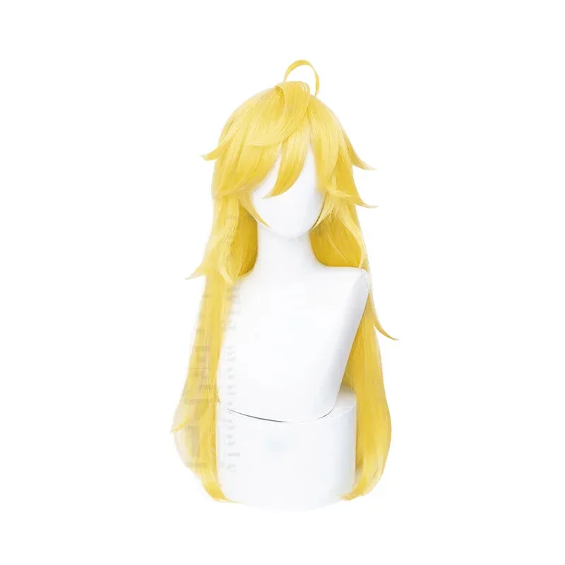 qq34High Quality Panty Anarchy Cos 80CM Gold Long Heat-resistant Synthetic Hair Halloween Party Anime Cosplay Wigs+wig