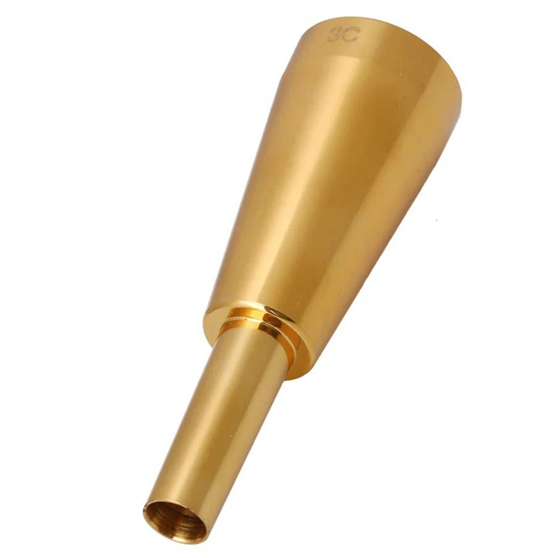 

2X 3C Trumpet Mouthpiece Gold Meg Metal Trumpet For Yamaha Or Bach Conn And King Trumpet C Trumpet