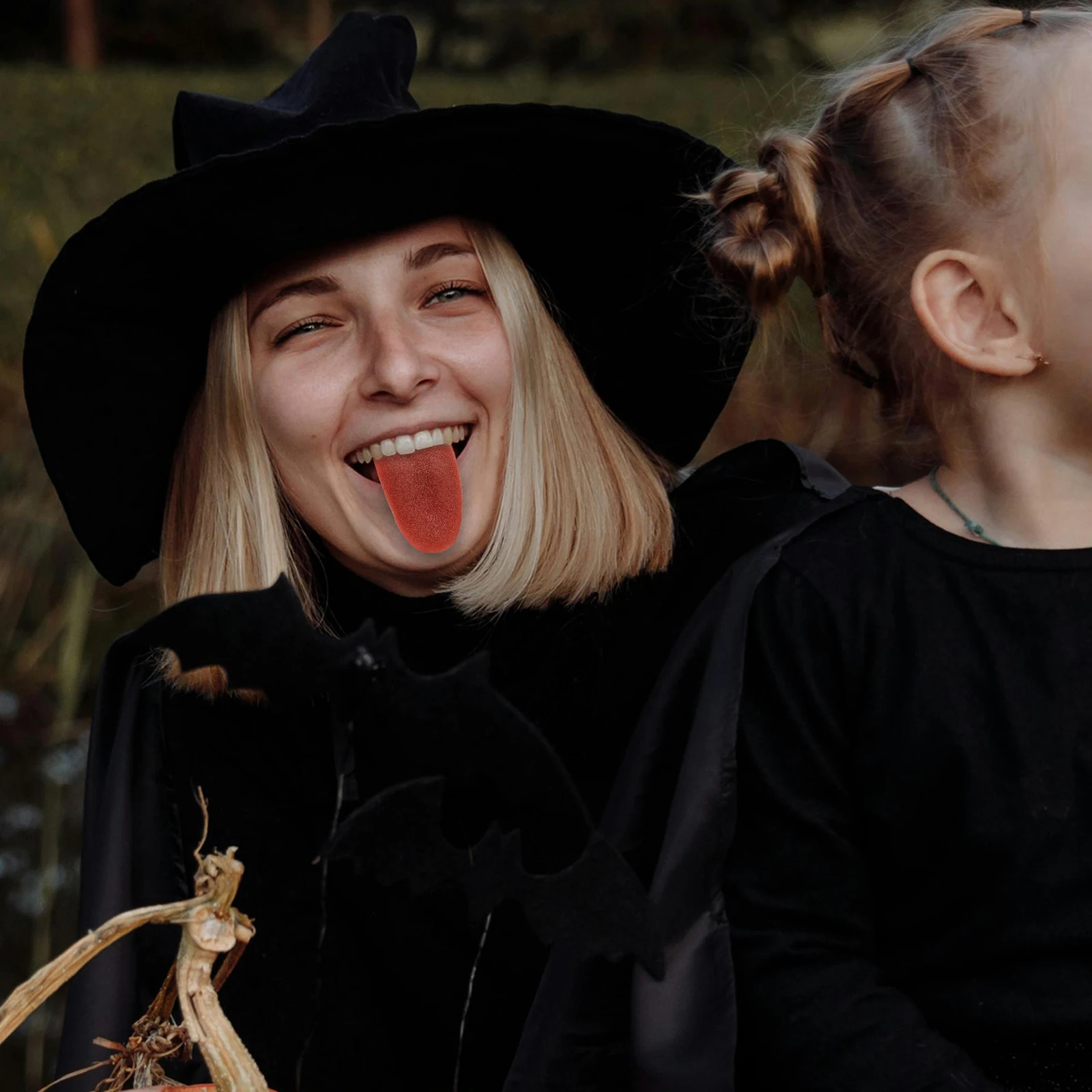 

3 Pcs Fake Tongue Props Halloween Prank Toys Cosplay for Fool's Day Silica Gel Funny Accessory Hilarious