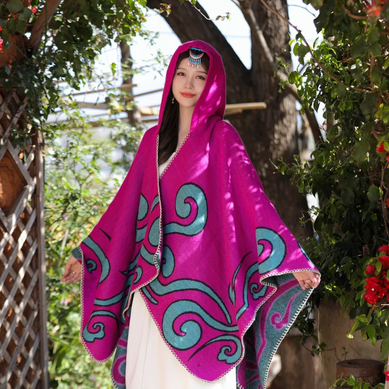 Women's summer UV-protective cape, scarf, and travel shawl.
