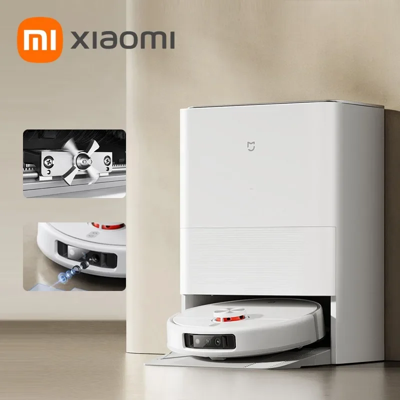 

XIAOMI MIJIA OMNI Infinite AI Robot Vacuum Cleaners MOP M30 PRO Hair Cut Self Cleaning Doc Empty Dust Home Dirt Disposal Machine