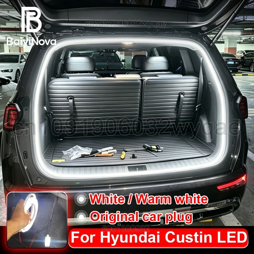 

Tailgate LED For Hyundai Custin Car trunk light, Brighten the atmosphere light bar inside the car, Plug & play Auto Accessories