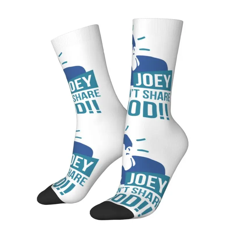 Harajuku Friends TV Show Socks Women Men Warm 3D Printed Joey Doesn't Share Food Sports Basketball Socks