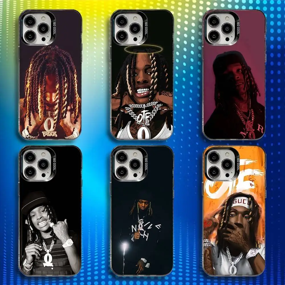 

Rapper K-King Von Phone Case For iPhone 17,16,15,14,13,12,X,8,Pro,Max,Plus,E,SE4,Air,Mini IMD Matte Black