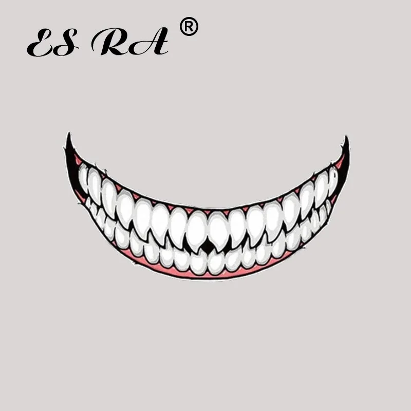 

Car Motorcycle Helmet Decoration Stickers Dark Evil Smile Decals Waterproof Reflective Pegatinas