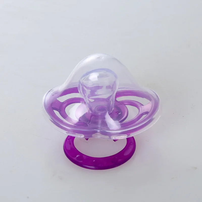 Colorful Food Grade Silicone Pacifier random color type