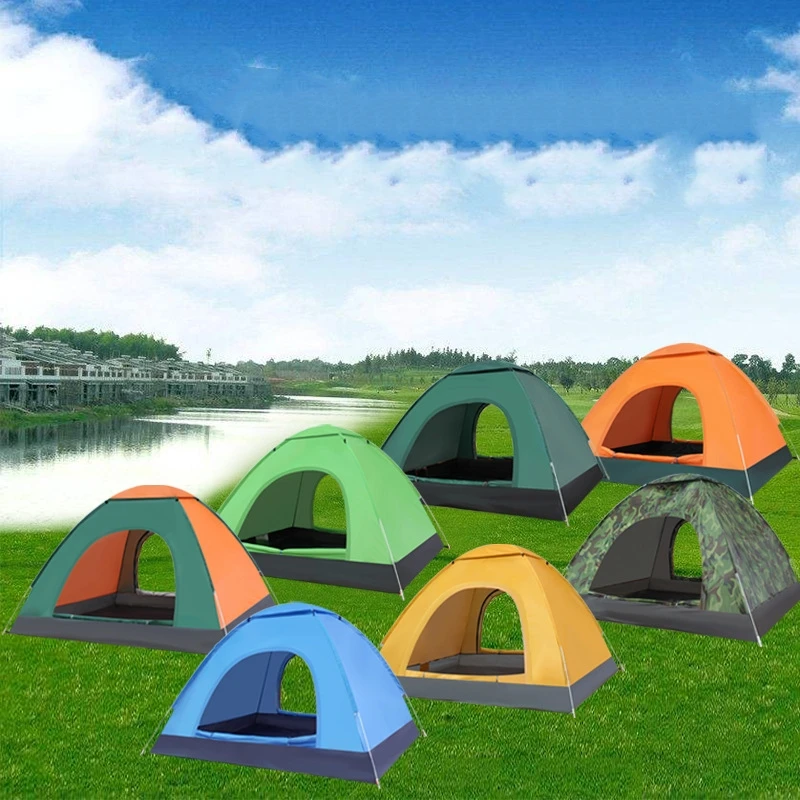 

4 Person Outdoor Automatic Quick Open Tent Waterproof Tent Camping Family Outdoor Llightweight Instant Setup Tourist Tent