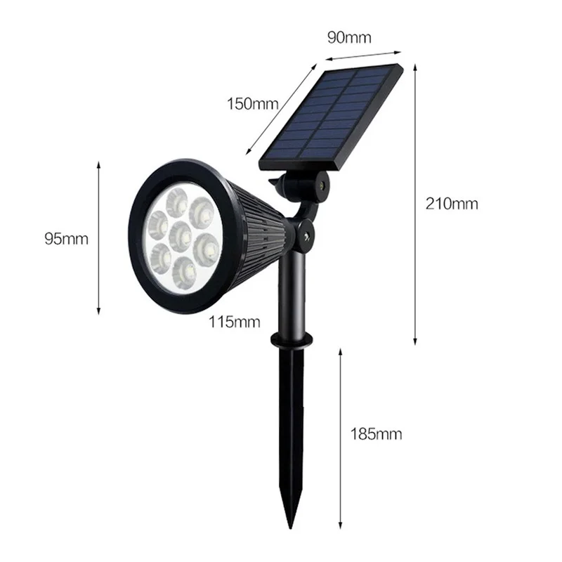 Led Solar Spotlights Solar Garden Light 4/7/9LED Solar Led Lights Outdoor Waterproof Solar Lamp Landscape Light for Lawn Pathway