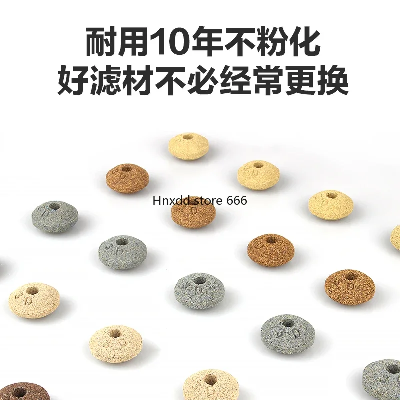 Nano quartz ball ceramic ring aquarium fish tank filter material