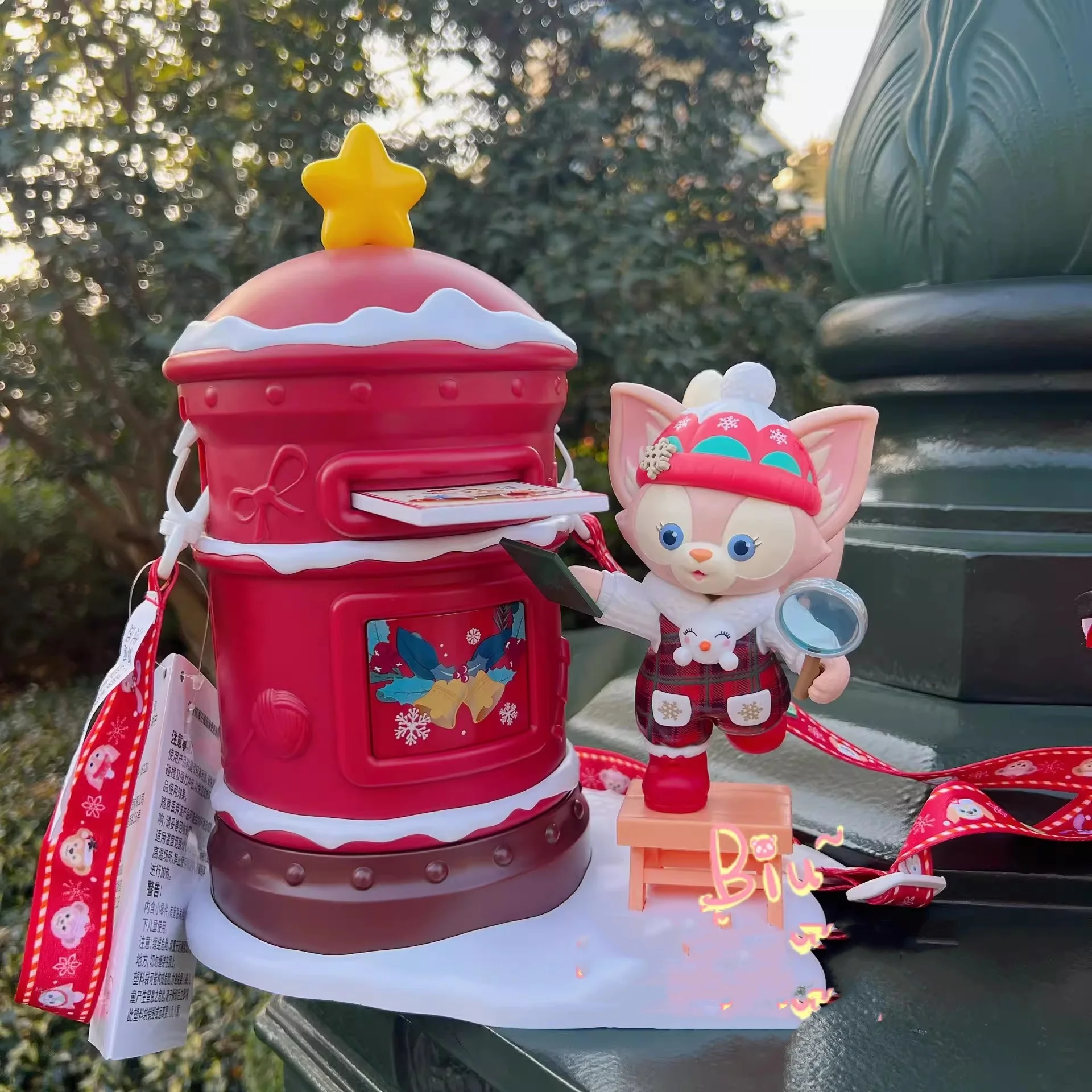 

Shanghai Disney 2023 Christmas Celebration - Linabel Popcorn Bucket With Mailbox Envelope Design