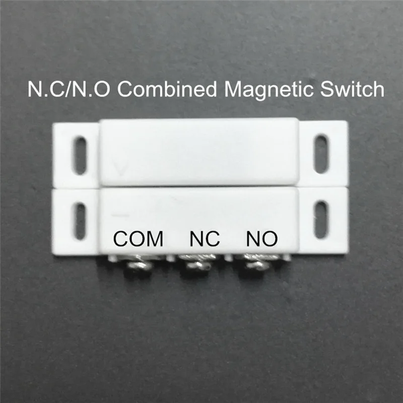 【ELEVATE LIFE】For Enhanced Home Safety 10Pcs Magnetic Reed Switch Door Window Security Alarm System Normally Nc Closed(NO) Conta