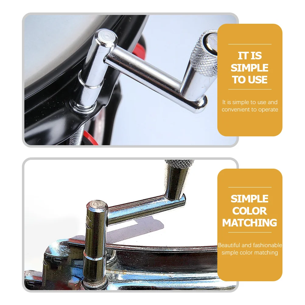 

3Pcs Universal Drum Tuning Key Wear-Resistant Metal Drum Adjustment Tool Essential Accessory for Percussion Musicians Compact
