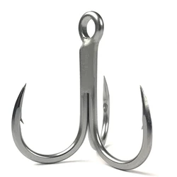 BKK Raptor-Z 6071-4X-HG Treble Fishing Hooks #5/0-#4 Sea Fishing Accessorie Anti-Rust Coating Triple Anchor Hooks For Carp Pesca