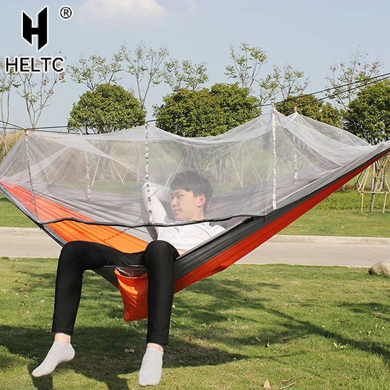 

Camping Hammock With Mosquito Net Sleeping Tent Hammock Suitable Camping Hammock Outdoor Furniture For Garden