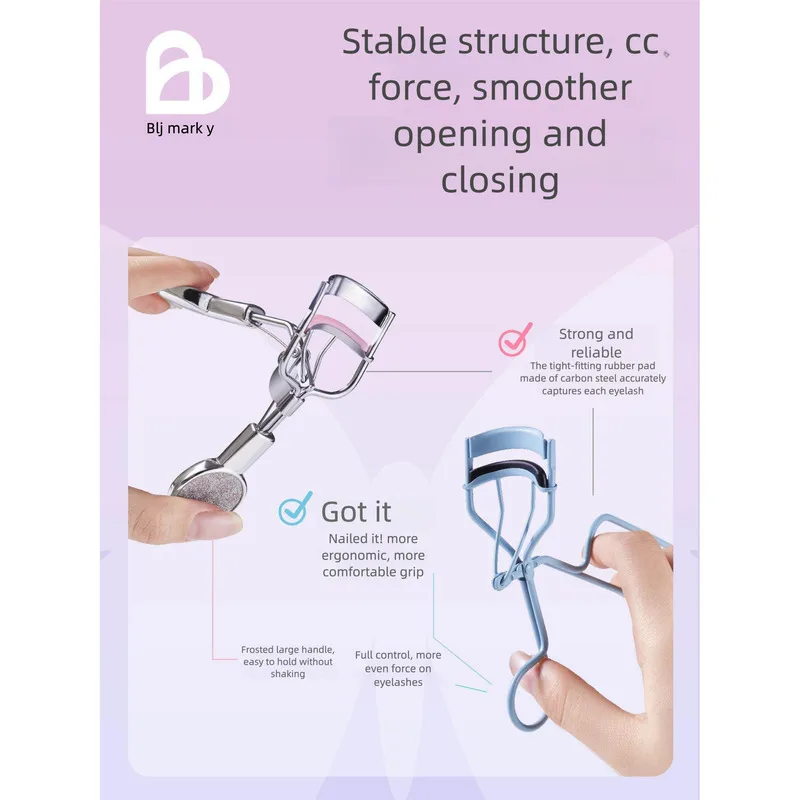 Blj Mark Eyelash Curler For Women's Sunflowers, Long-lasting Curler For Round And Long Eyes