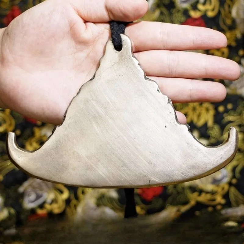 نيبال الثلاثي الحديد الدقات التأمل اليقظة الدقات الاسترخاء اليدوية الرنين أدوات قرع المعادن شفاء الصوت #2