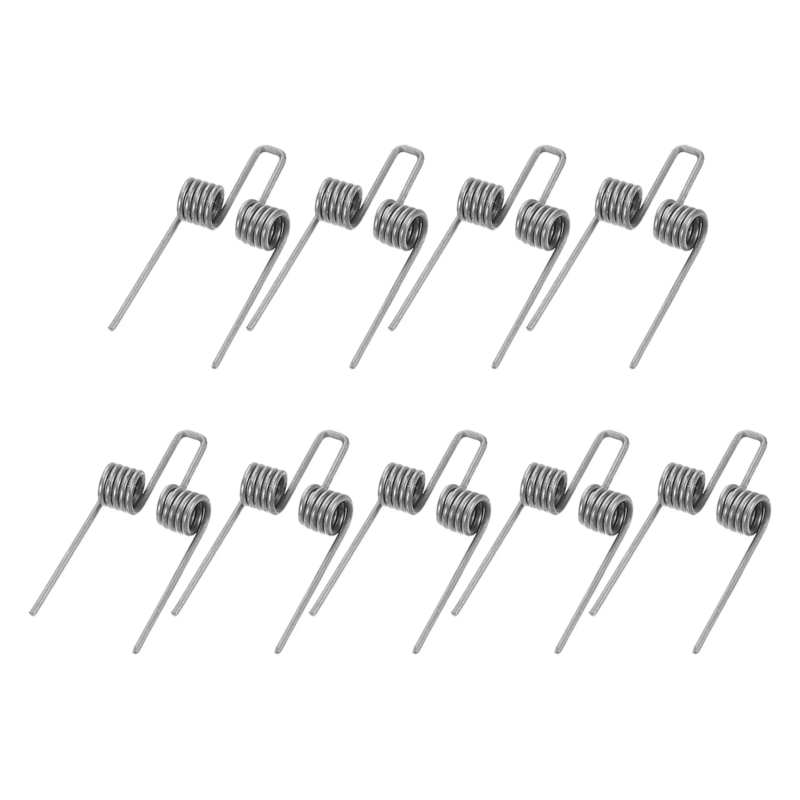 9Pcs Sturdy Stainless Steel Double Torsional Springs Strong Small Spring for Lamp Fan Base Replacement Parts Repair