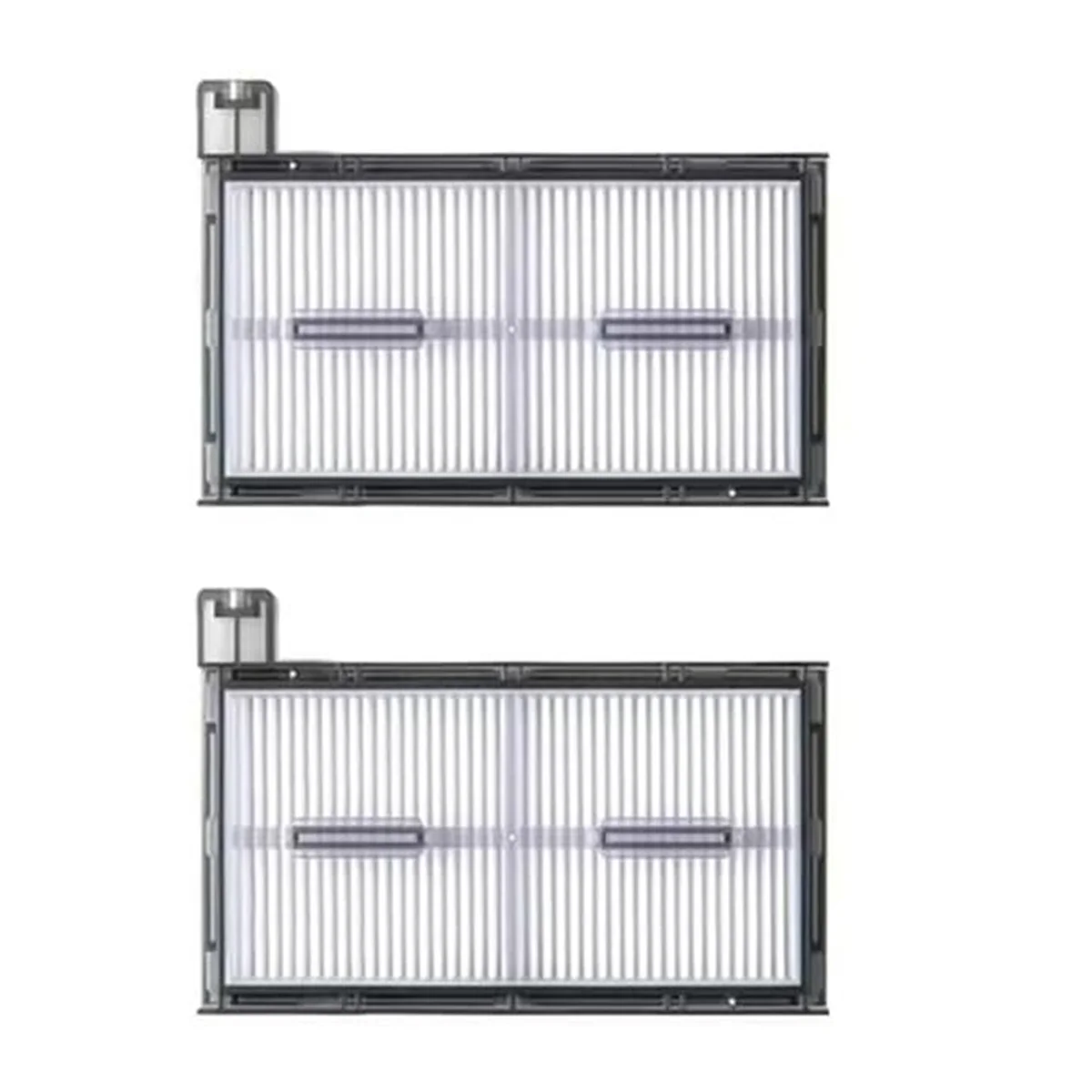 قطع غيار FNJK لفرشاة Eufy X8 Pro الدوارة وفرشاة جانبية لمرشح Hepa