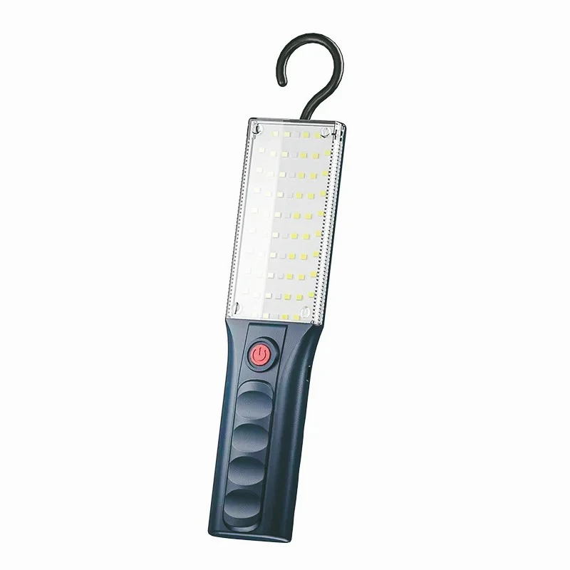 Foco COB duraro, linterna  luz potente con gancho, luz  mantenimiento con adsorción, luz  advertencia LED intermitente roja y az