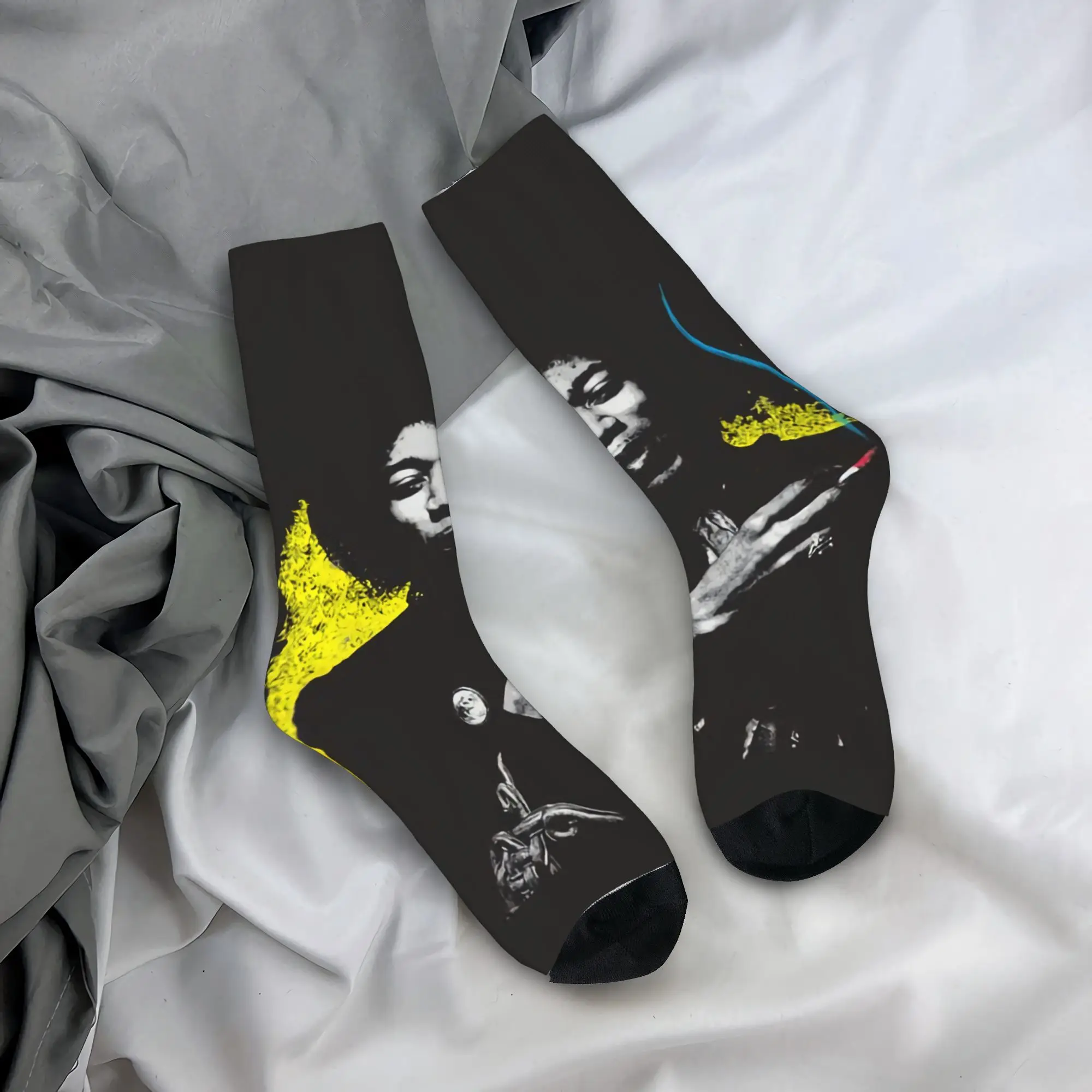 

Hendrix: Bold as Love Birthday Bash Socks Anti Skid Stockings Women Men Soft Breathable Outdoor Socks Autumn Funny Design Socks
