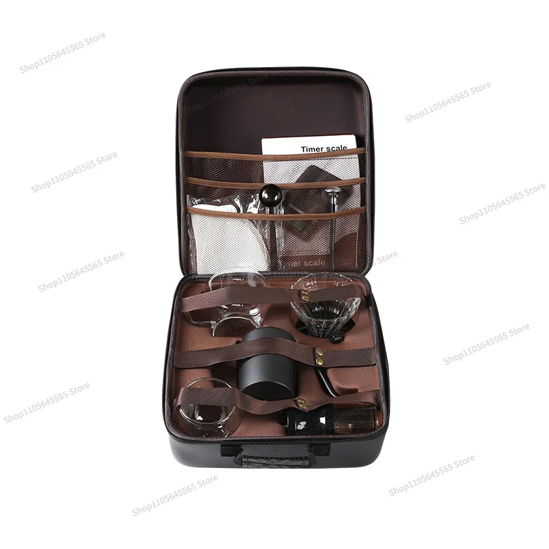 V60EVA coffee bag outdoor travel portable hand-brewed coffee bag full set combination storage box tea set bag