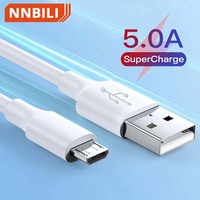 Micro USB Cable 5A Fast Charging Wire Mobile Phone Micro USB Cable For Xiaomi Samsung Andriod USB Type C 7A 10A Data Cable Cord