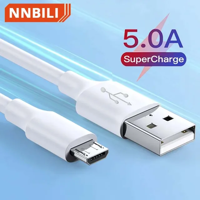 Kabel Micro USB 5A do szybkiego ładowania przewód do telefonu komórkowego Micro USB kabel do Xiaomi Samsung Andriod USB typ C 7A 10A kabel do transmisji danych