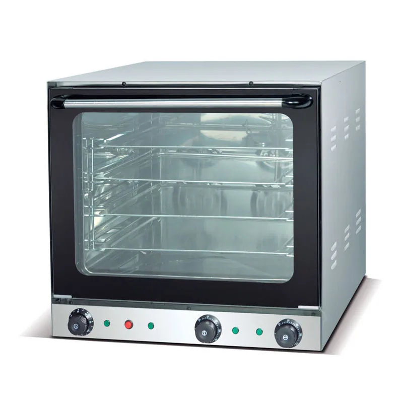 Commercial 4 Trays Ovens Bakery Equipment Electric Convection Oven with Steam Function