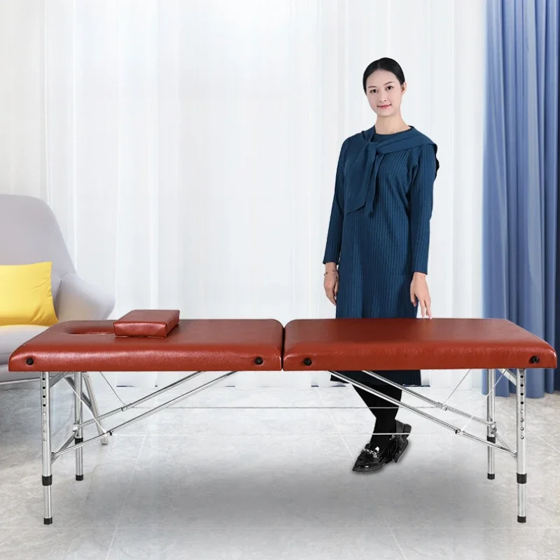 

Speciality Bathroom Massage Table Face Home Comfort Metal Massage Table Knead Sleep Camilla Masaje Commercial Furniture RR50MB
