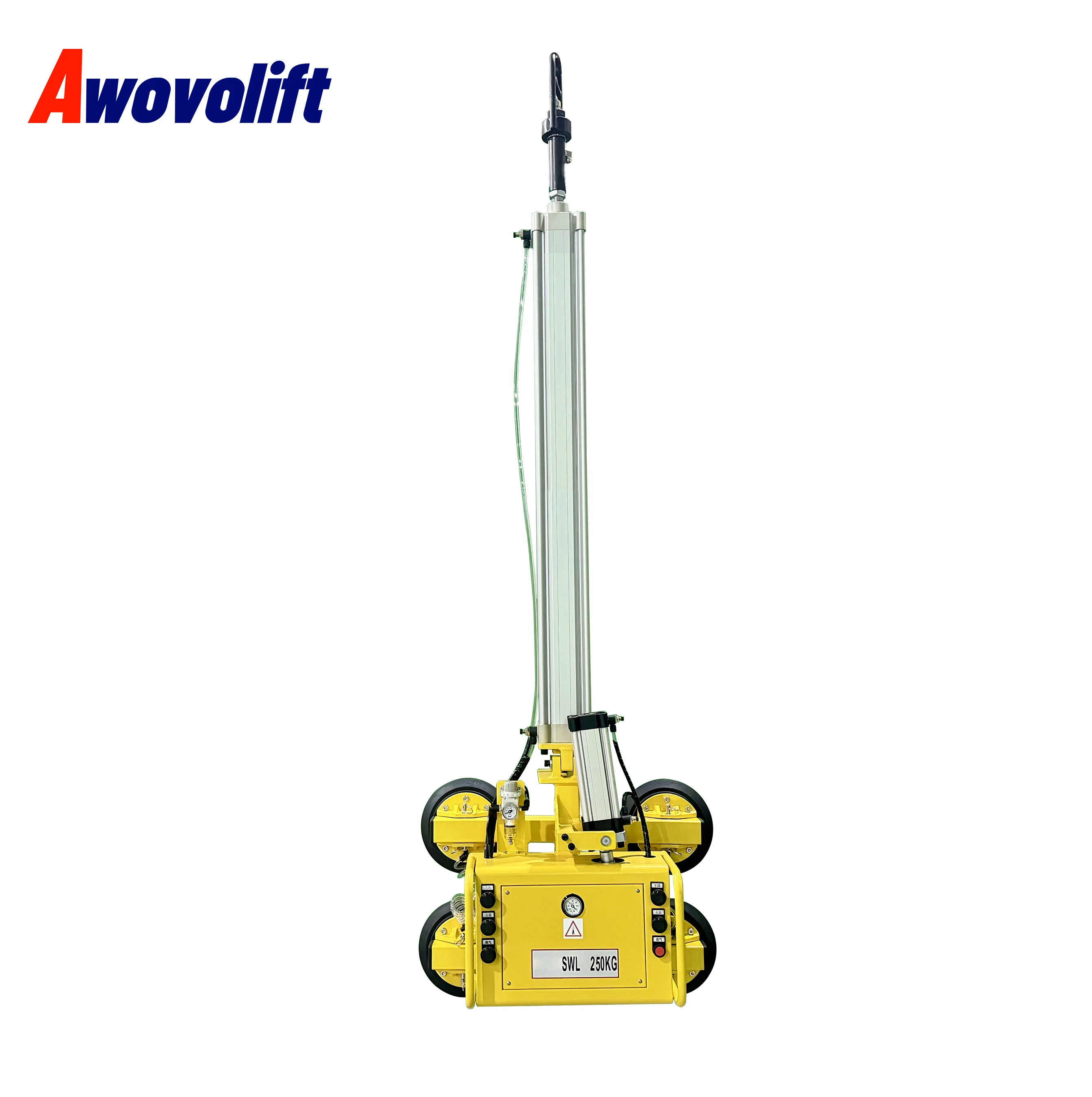 Awovolift Pneumatic Vacuum Glass Moving Lifter Equipment CE Glass Lifting Machines Vacuum Slab Turn And Rotate Lifter